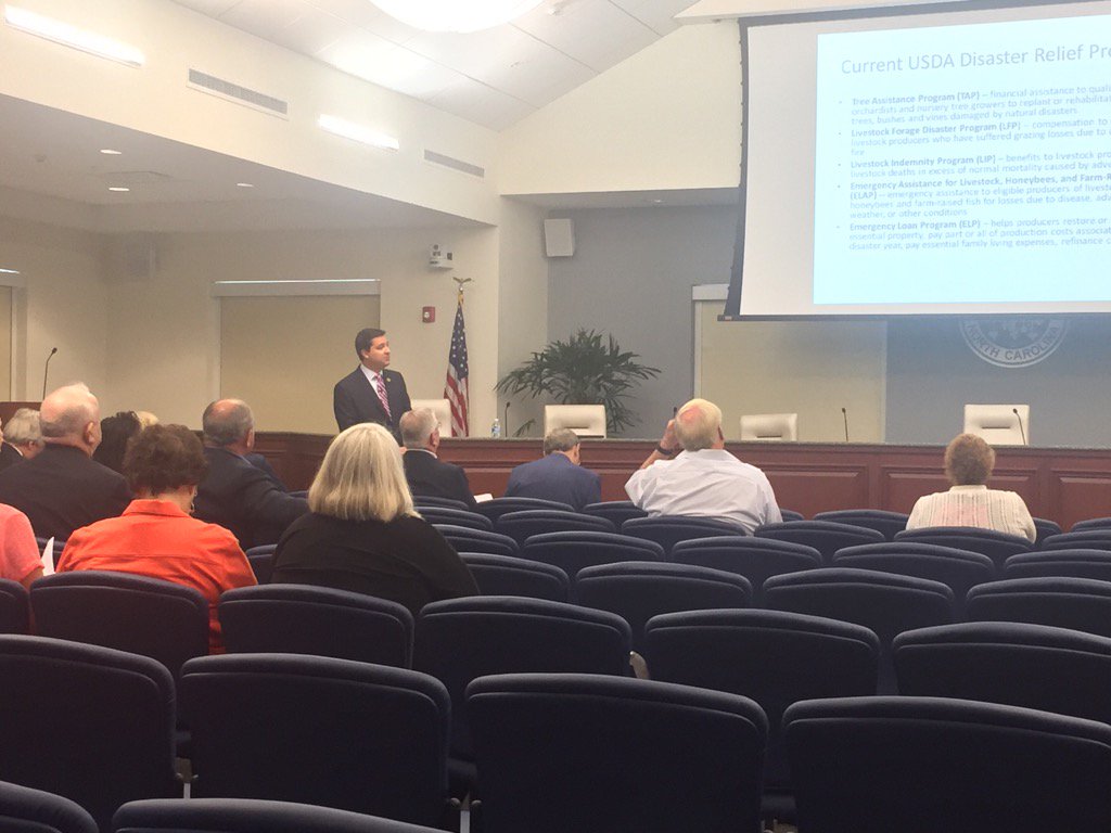 WWAY's tweet photo. .@RepDavidRouzer outlines fed aid for previous storms as reference for #matthewilm. @DDorseyTV w/ story tonight. https://t.co/XLN4GSA7pn