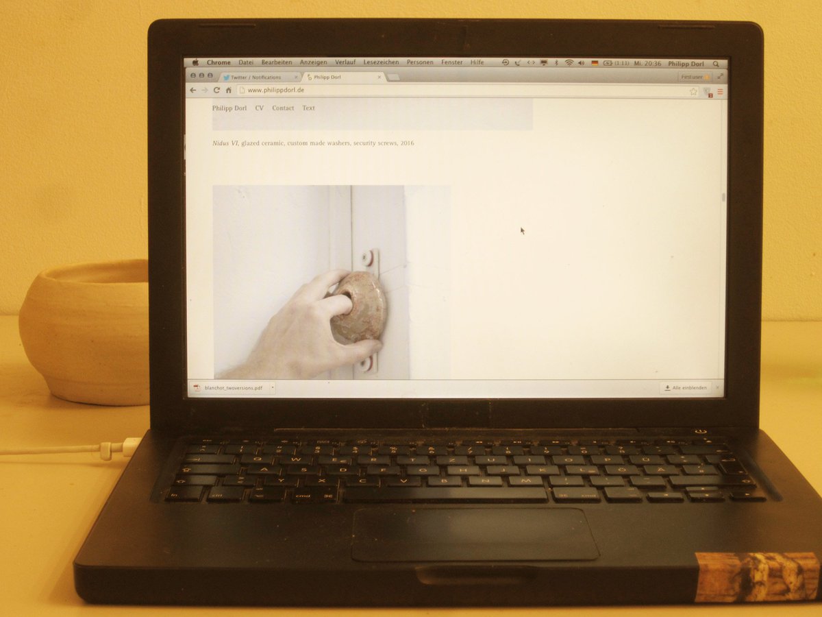 Old MacBook but new website. Thanks @timandtim 
Grande :) philippdorl.de