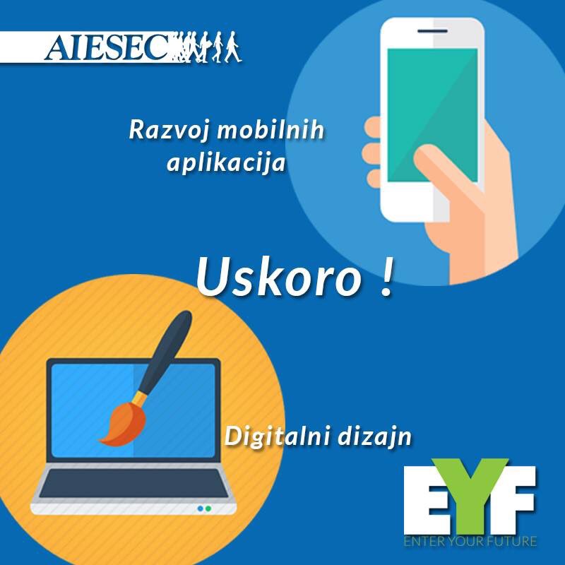 aiesec_mne's tweet photo. Prijave za Enter Your Future radionice se otvaraju za samo dva dana!!! :)) 👍🏻💪🏻💪🏻#AIESEC #EnterYourFuture https://t.co/aKR6qfSZ4R