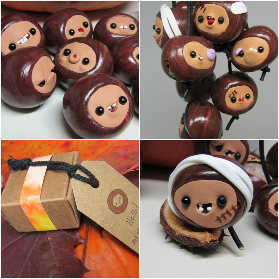 'Fight Club' My Pet Conker theflittermouse.co.uk/collections/po…
#conkers #autumn #crafthour #polymer #fightclub