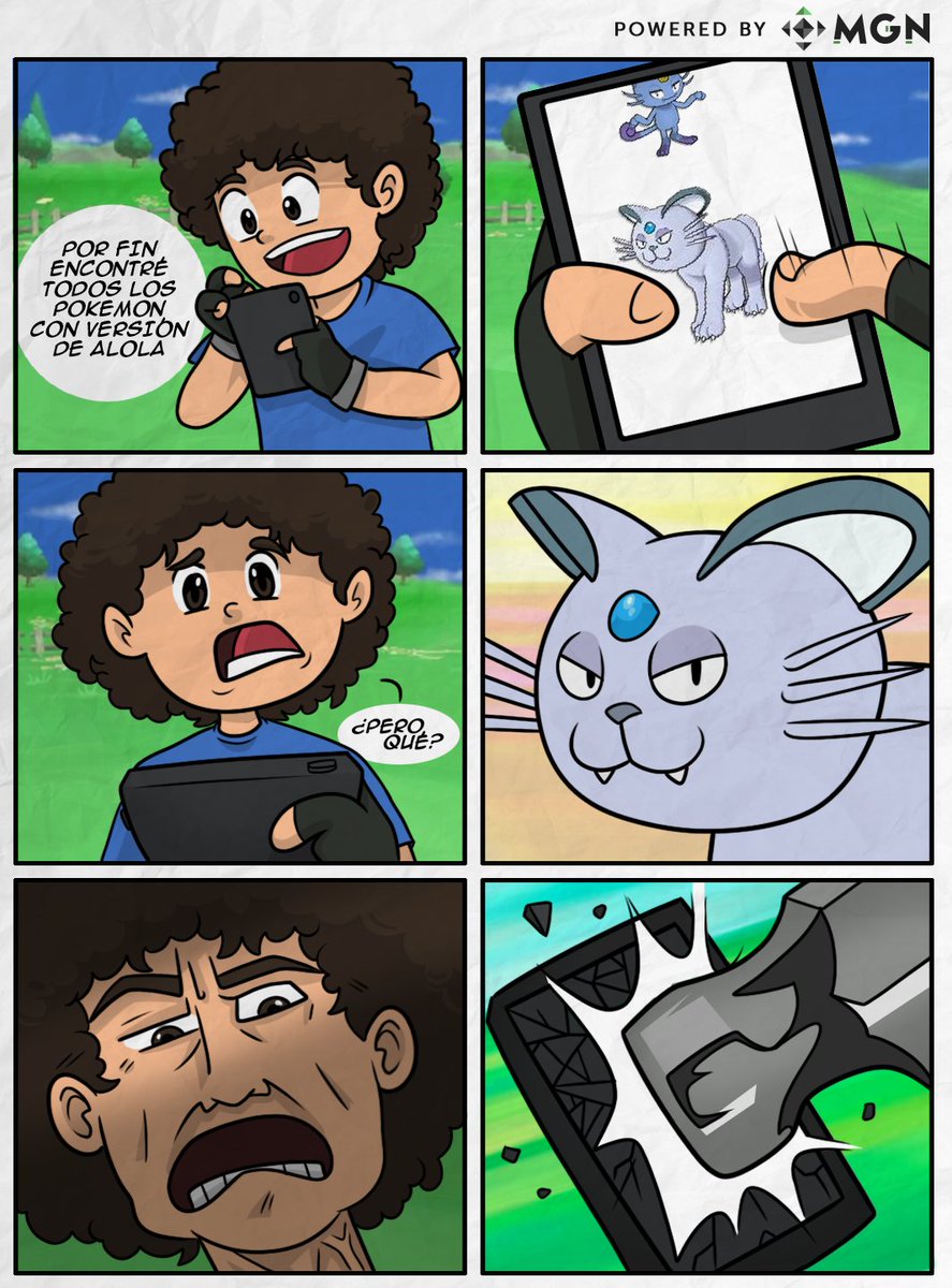 MGNesp's tweet image. Alola? 😡