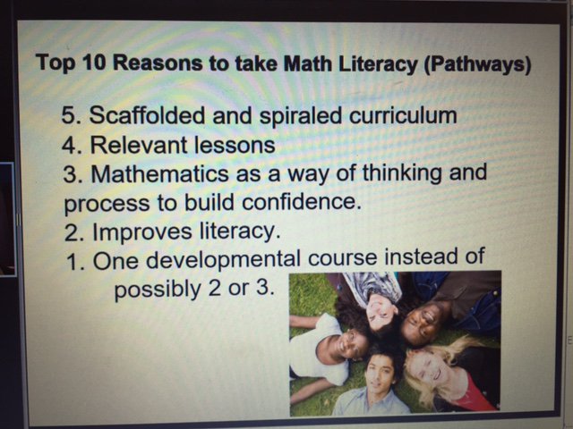 julie_conover's tweet photo. @dgpetrak @DMACCNews Top 10 Reasons for #Math #Literacy (#Pathways) #learningmakesus https://t.co/x1aIC3zGOo