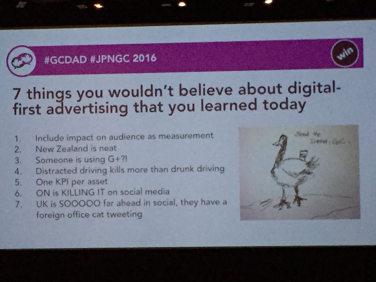 marian_kwok's tweet photo. #7takeaways of #GCDAD #JPNGC 2016 #6👍🏻 https://t.co/y5lpY73vtc