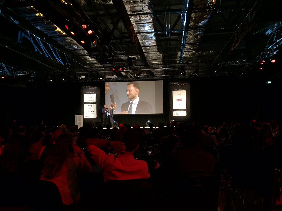 annabeldickson_'s tweet photo. #innovation in sport award goes to #fanactive of @FulhamFC #BeyondInnovation #sports #fans #football #fulham @BeyondSport Awards https://t.co/LN4klL2lNq