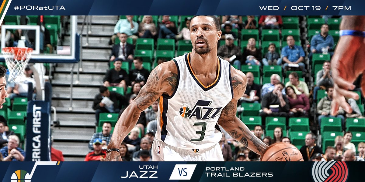 We wrap up the preseason tonight with the @trailblazers in town!  Be There: goo.gl/wg6w7z  #PORatUTA https://t.co/qWyAdzCx3D