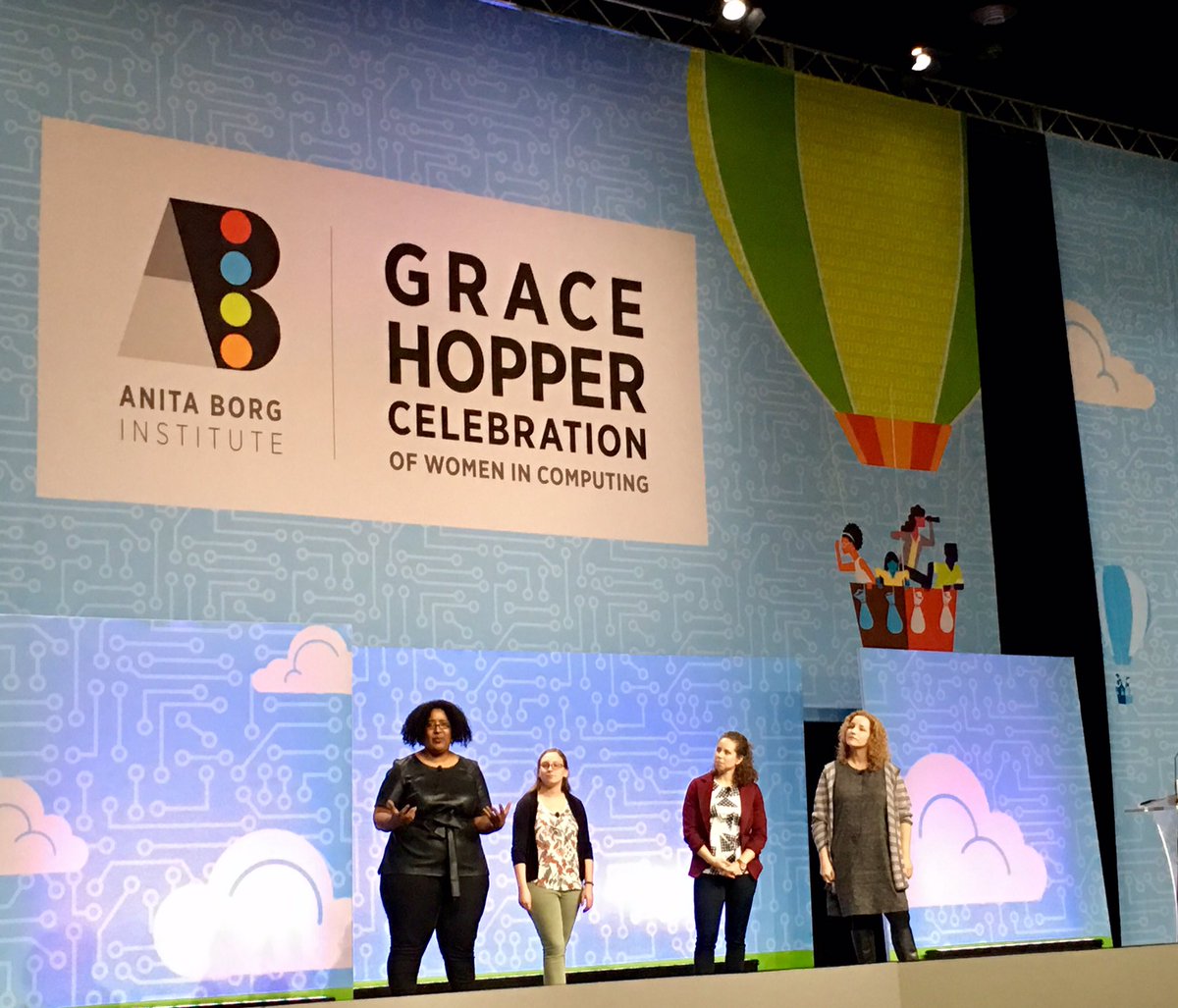 CapitalOneTech's tweet photo. The @CapitalOne team announcing the new skill for Alexa #GHC16 #InvestedinTech #HowMuchDidISpend https://t.co/x8K2k4KFou