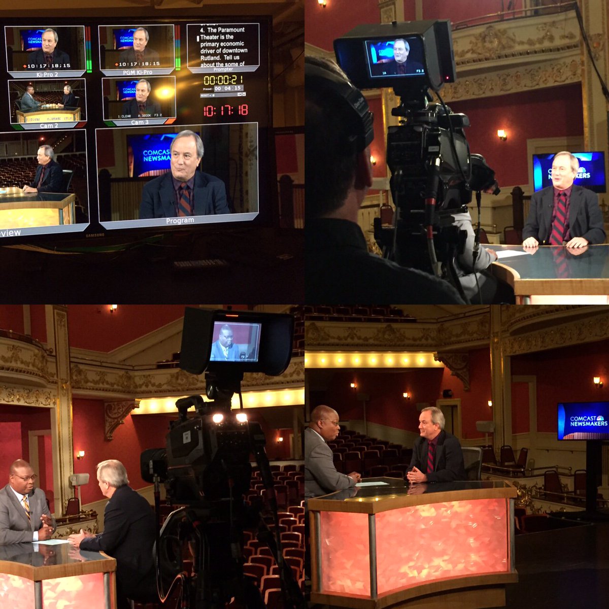 Dina_DOB's tweet photo. .@paramountvt Bruce Bouchard welcomes @ComcastNewsmkrs to #Vermont to talk #Project240 #election2016 #presidentialdebate https://t.co/jj36TwpkoH