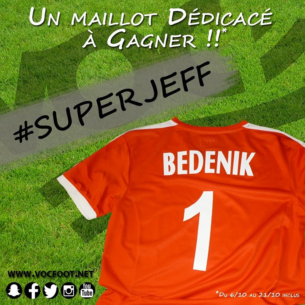 VOC_officiel's tweet photo. Il est toujours possible de gagner le maillot de Jeff Bédénik en vous rendant sur notre page Facebook : Vannes Olympique Club - Officiel ! https://t.co/TLD9K1sUth