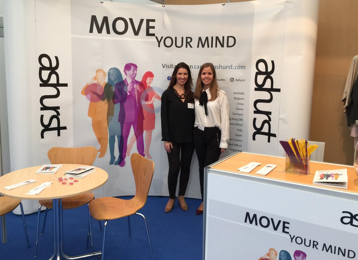 Ashurst_Spain's tweet photo. Hoy y mañana estaremos buscando talento en el #ForoComillas de @ICADE_Derecho, ¡ven a visitarnos al Stand 21! https://t.co/Q06HYmZpCR