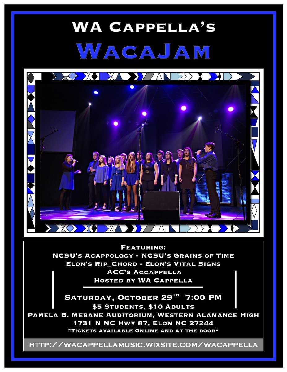WacaJam is October 29th!!