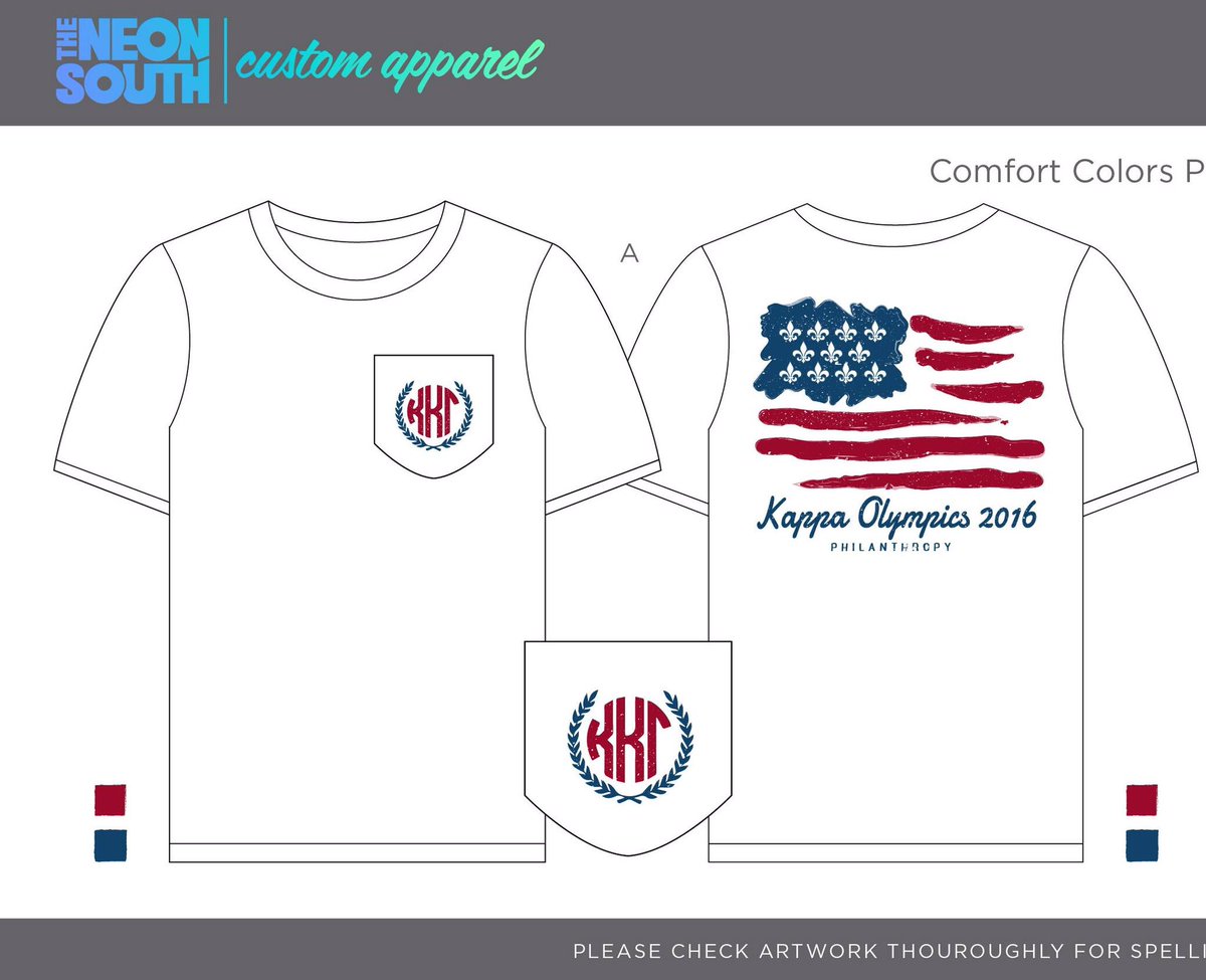 KKGWichitaState's tweet photo. Get excited! Kappa Olympics is just around the corner, November 5th! Thanks to @neonsouth for the shirts! #instakappa #wsukappas #ictkkg https://t.co/gHuSCkaVpM