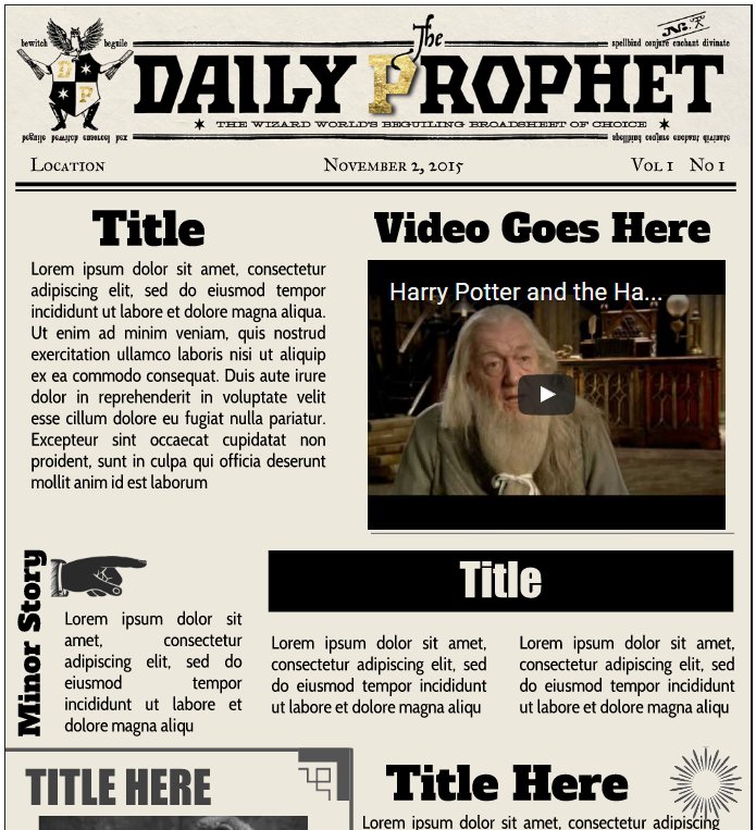 Twitter पर Ryan O Donnell Use Google Slides To Make A Harry Potter Daily Prophet Newspaper Open Make A Copy Of This Template T Co Vhpe9pdbqm Gsuiteedu T Co Aca4v4pk9t