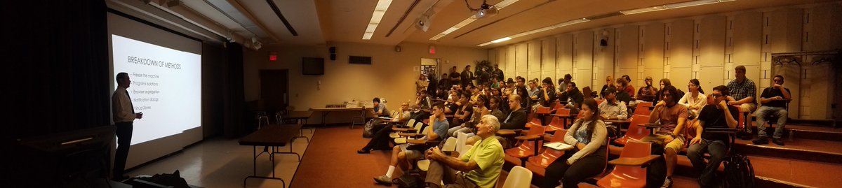 #Cybersecurity #TechTalks #HAPPENINGNOW We are in Classroom Bldg 100 Our amazing Cybersecurity Faculty and students are giving tech talks!