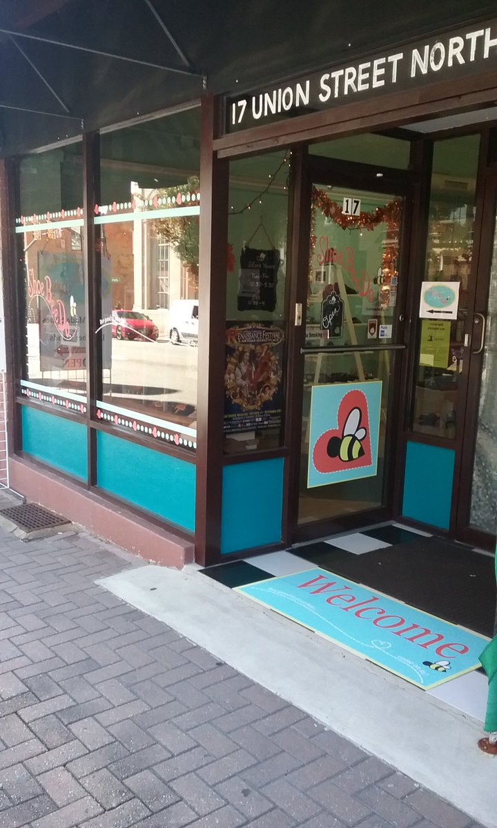 A floor graphic to complete the store front