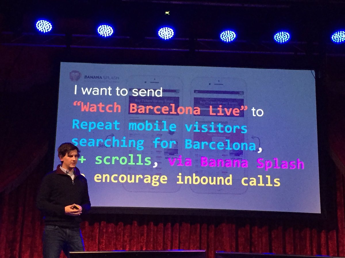 TaliaGw's tweet photo. This is How @BananaSplash_ increased ticket sales by 78% using personalization. #learninbound @edfryed https://t.co/IQEGPJkDYk