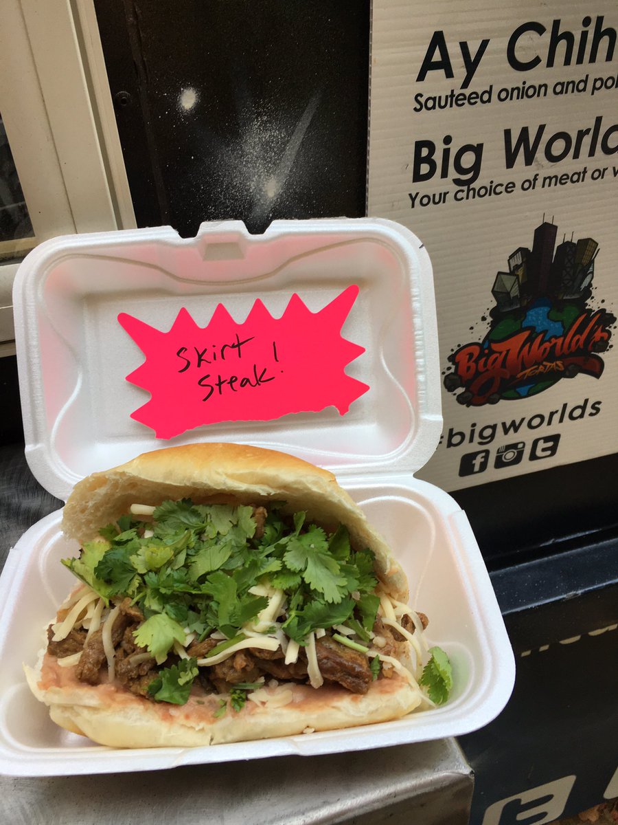 bigworlds312's tweet photo. At U of C today baby! Come get some Skirt Steak! https://t.co/pv85stUiRE