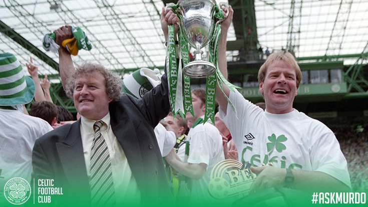 CelticView's tweet photo. After his playing days, he returned to the club as Wim Jansen's assistant for the 1997/98 season as the the club 'stopped the 10' #AskMurdo https://t.co/gAAY8j3hKe