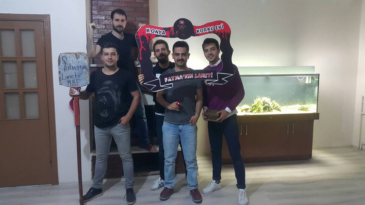 Fatma'nın Laneti ekibimize teşekkür eder #korku #korkuevi #konyakorkuevi