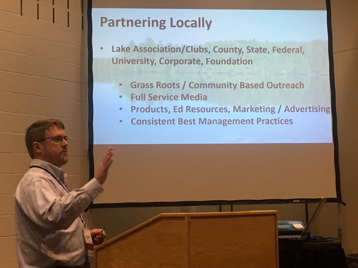 djensenmnsg's tweet photo. Pat Conzemius, Wildlife Forever: Building local partnerships key to #stopaquatichitchhikers @UMISC2016 @MNSeaGrant @t_campy @CleanDrainDry https://t.co/tCuLNbR9Fr