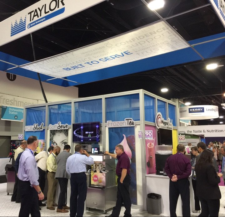 TheTaylorCo's tweet photo. Visit booth 6601 to learn how fresh served frozen treats help to increase traffic. #frozentea #softserve #smoothies https://t.co/HD8FuE7VLo
