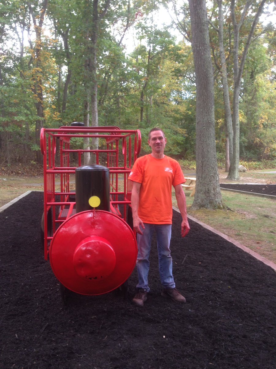 Before and after of the train...awesome job Colin for making it look brand new!!