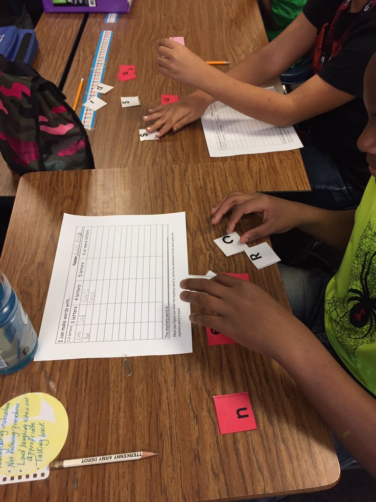 MrsMHAlexander's tweet photo. Students love building words to find the mystery word in social studies! #gameon @RichlandTwo @KMMWaves https://t.co/1qwgDoQ7Wy