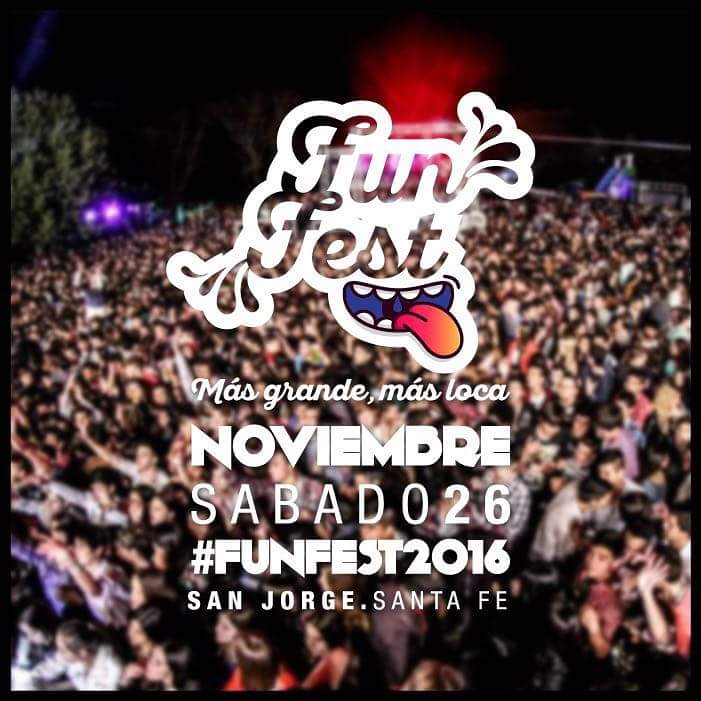 abel_topo's tweet photo. Que fieston q se viene ya falta poco!!
#FunFest2016!
No te la podés perder!
#Pedime tu anticipada 👇
3492-652012 #Dalee https://t.co/zSooeWTyrA