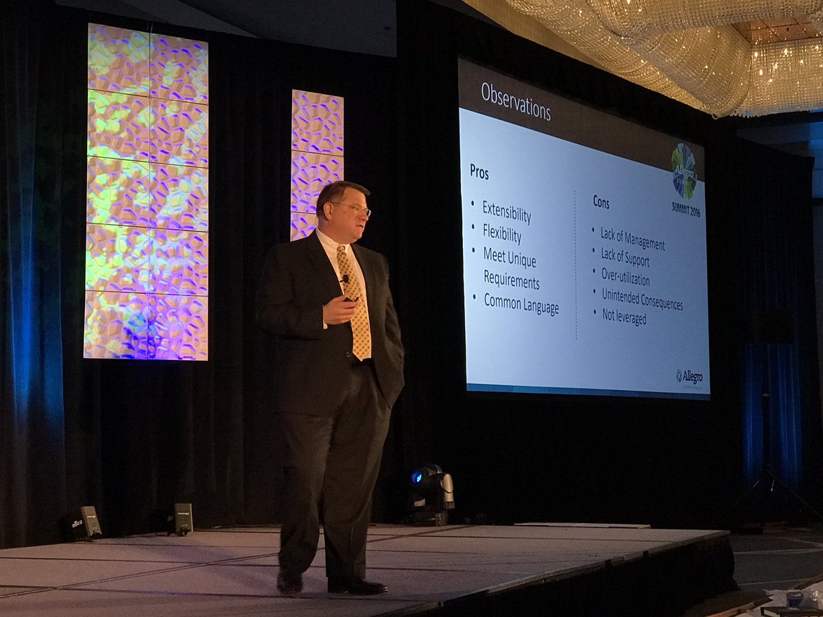dmccormick24's tweet photo. Allegro's Tech Desk Manager talking this morning about how to leverage class events!  #allegrosummit @llarsen2012 https://t.co/AbqmZ2nQDV