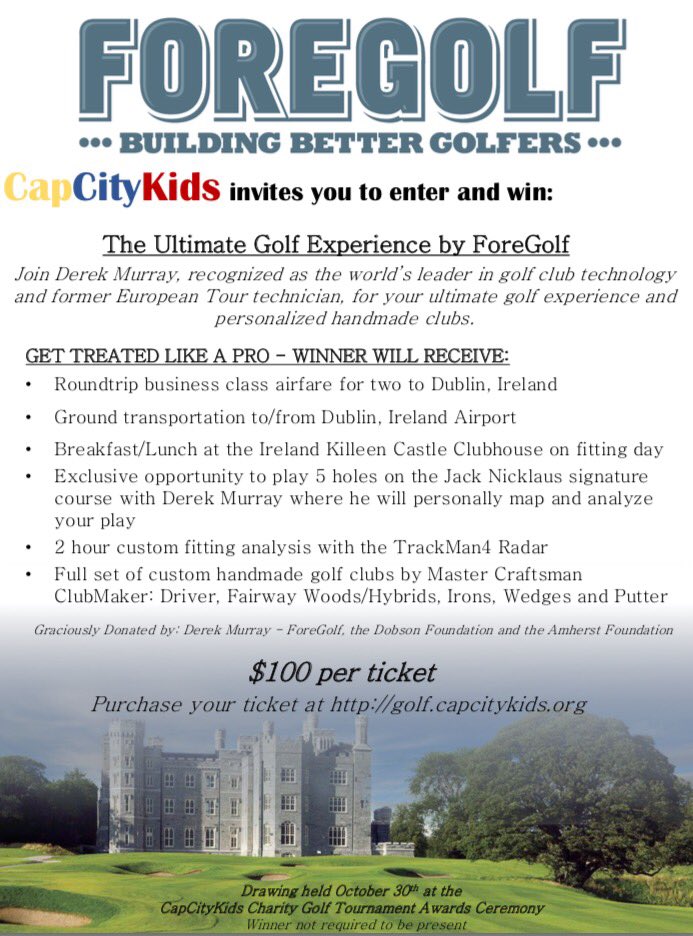 Don't miss out on this incredible opportunity! A chance to win a set of custom clubs AND make a difference in a homeless student's life!