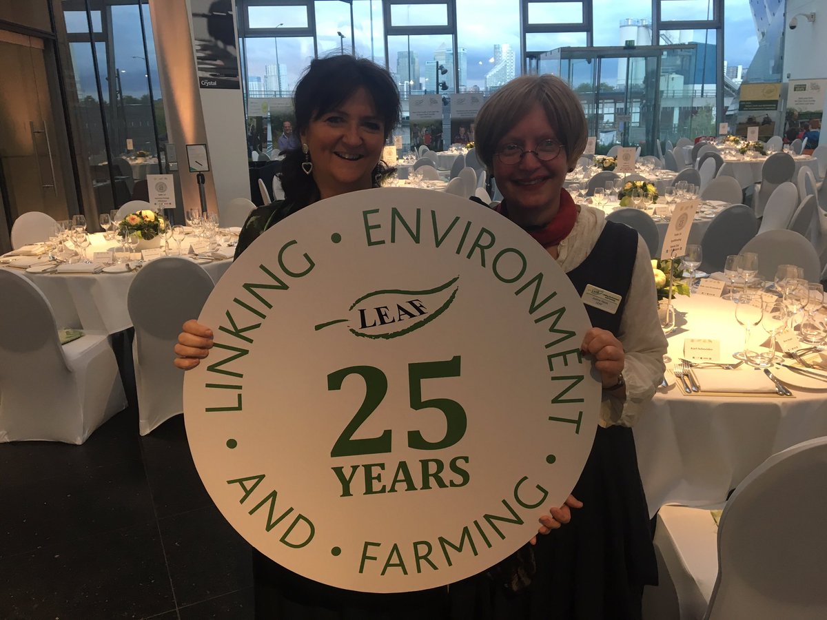 LEAF_Farming's tweet photo. All set up and ready to go for LEAF's 25th Anniversary Dinner #LEAF25 https://t.co/PS78lwtUeK