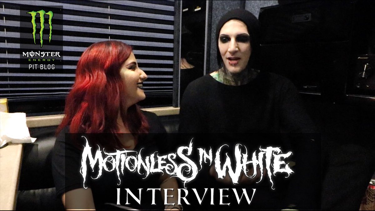 Tori your <a href="/MonsterEnergy/">Monster Energy</a> pit reporter chats with <a href="/ChrisMotionless/">Chris Motionless</a> from <a href="/MIWband/">Motionless In White</a> in a new #warpedlooksback interview youtube.com/watch?v=fmAjoN…