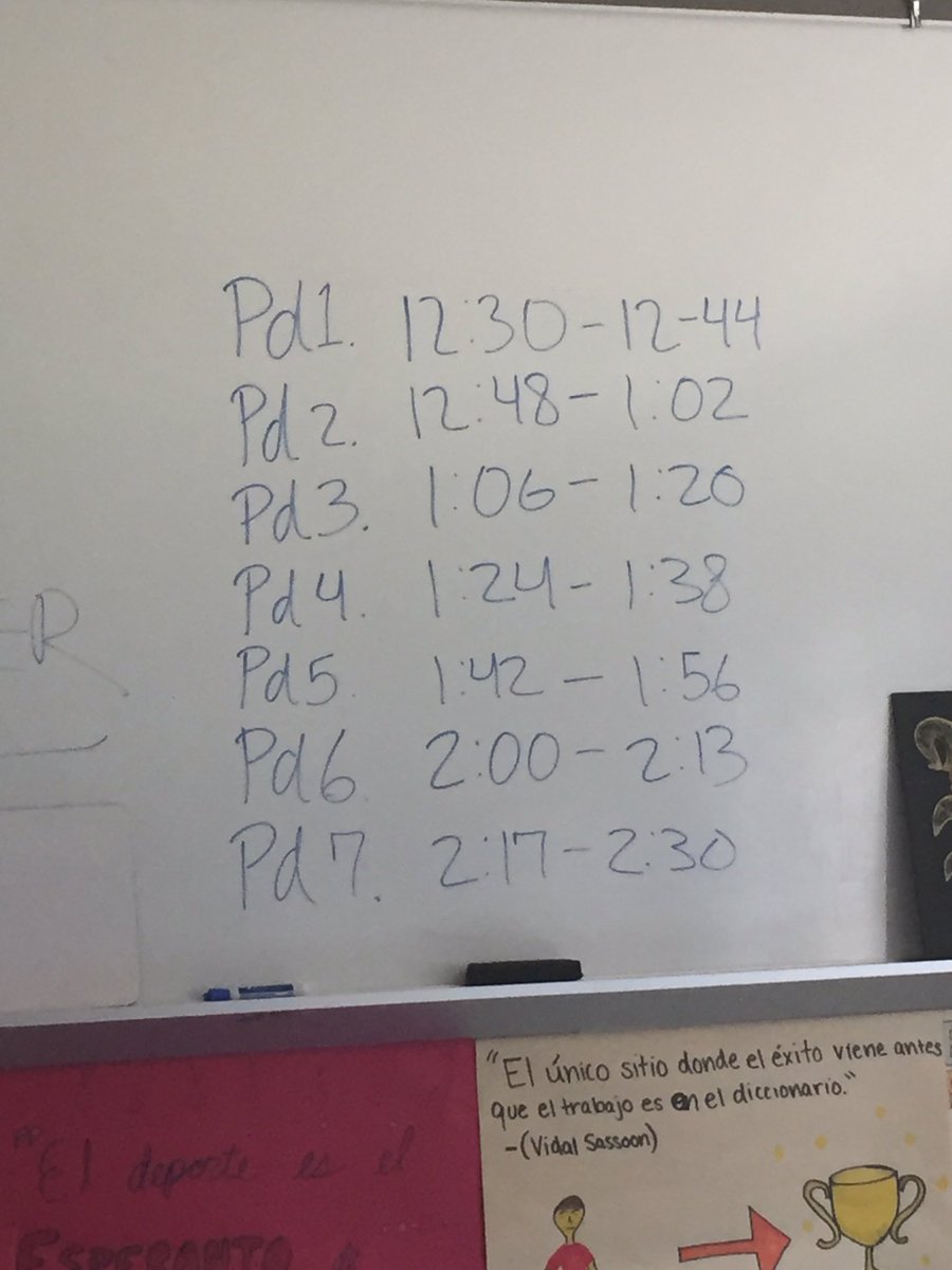 aehsIB17's tweet photo. Today's updated schedule https://t.co/11xfSlSP1x