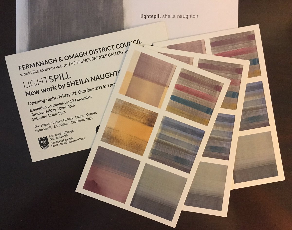 JulieWard_'s tweet photo. Beautiful work exhibiting @HBgalleryennisk #Enniskillen by Waterford based artist Sheila Naughton. Runs from Oct 21st/Nov 12th. #LightSpill https://t.co/va6Jnj2utA