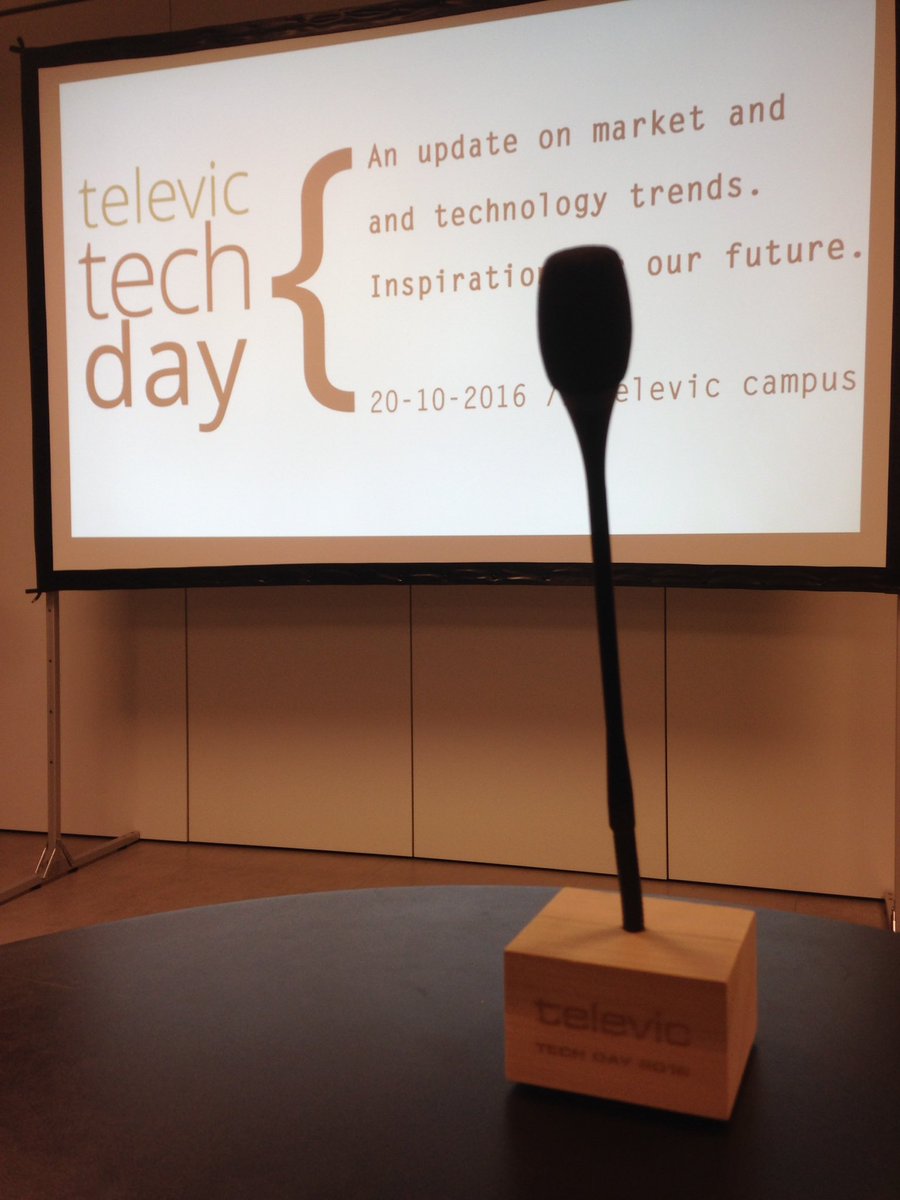 TelevicGroup's tweet photo. We are #ready #techday2016 https://t.co/7QMyq4jgwB