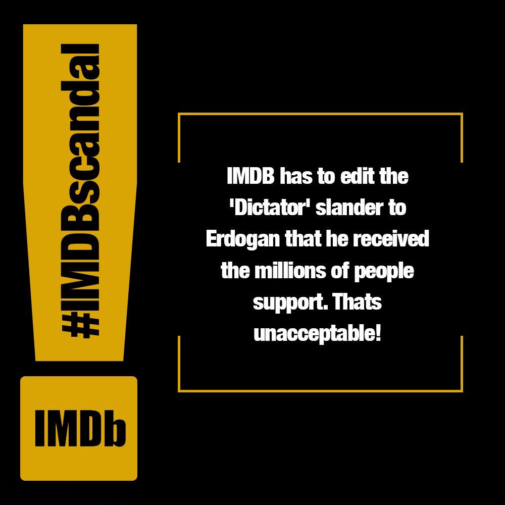AKGencSHisar's tweet photo. #IMDBscandal #AkGenclikSH https://t.co/na73IKRoGF