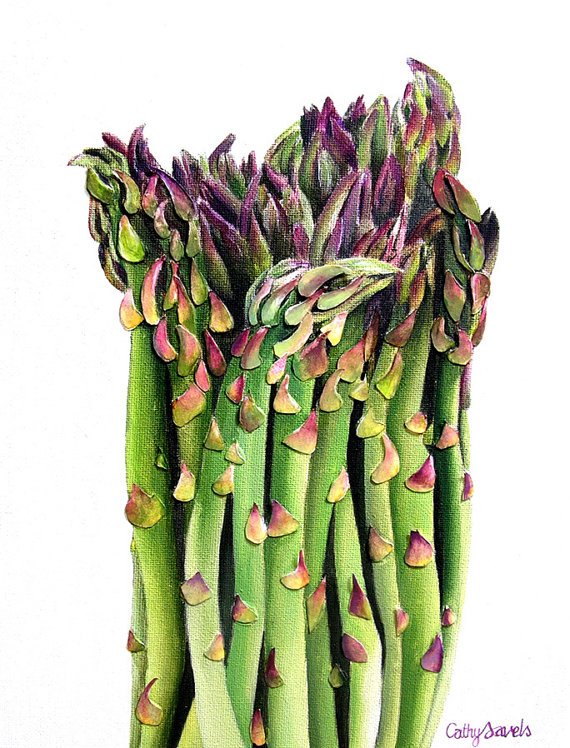 CathySavels_Art's tweet photo. Asparagus Painting - Mixed Media Original https://t.co/hGXIKB6Vhr https://t.co/QnGZCBdyHz