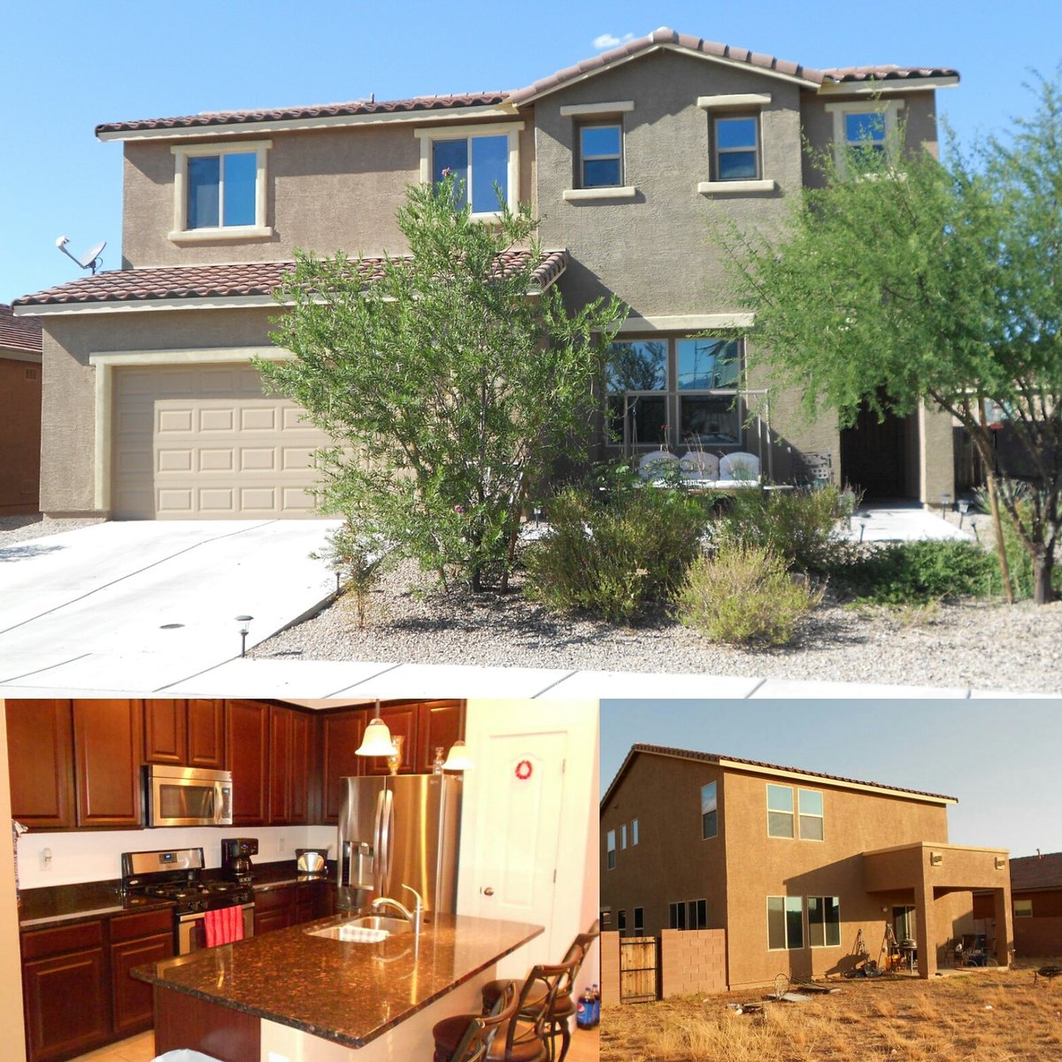 TUCSONHOTCASA's tweet photo. #tucsonrealestate PROPERTY BUILT IN 2014 4 bedrooms 3 bathrooms pool size yard $219k USDA #loan no down payment https://t.co/4q24eudGDw