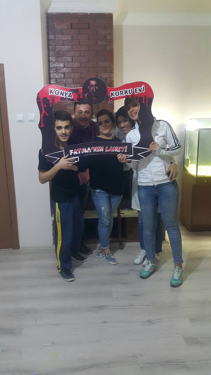 Fatma'nın Laneti ekibimize teşekkür eder #korku #korkuevi #konyakorkuevi