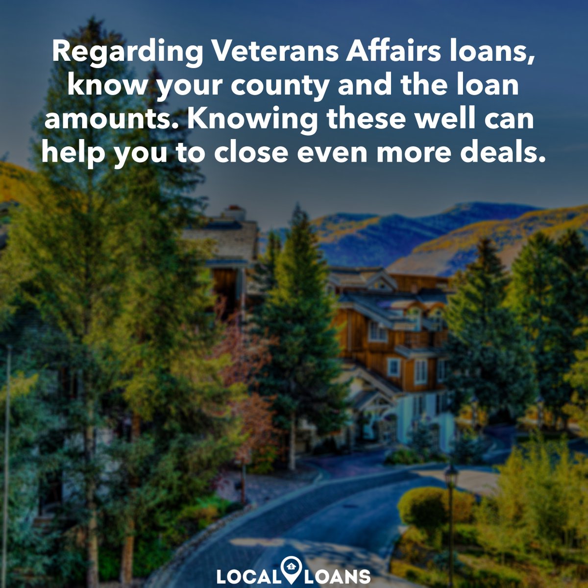 LocalLoansApp's tweet photo. Share this with lenders who know their VA Loan amounts. Learn more about Local Loans by clicking the link in our bio. #GLOAT #LocalLoans https://t.co/P6yIsdsCuh