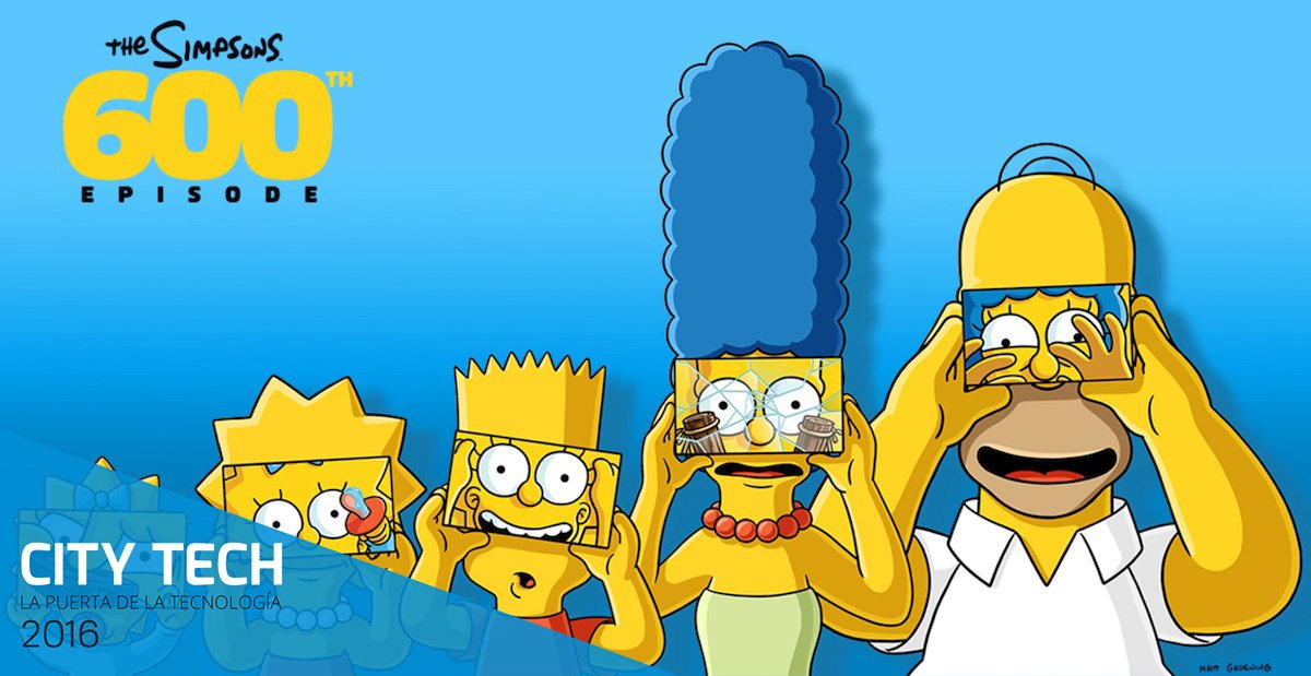 CityTechCol's tweet photo. Los Simpsons celebran sus 600 capítulos con un especial de VR 
#CityTech #SoyCuidadanoCityTech #Fuze #Iphone #technology #Electronics https://t.co/Ym4hS2ETNX