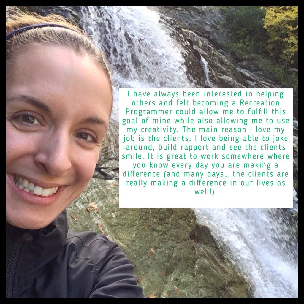 chatsseniors's tweet photo. Recreation programmer Elisa's testimonial on why she works at The Bradford CHATS ADP #ADPweek #communitysupportstories https://t.co/MYhnaqcyHt