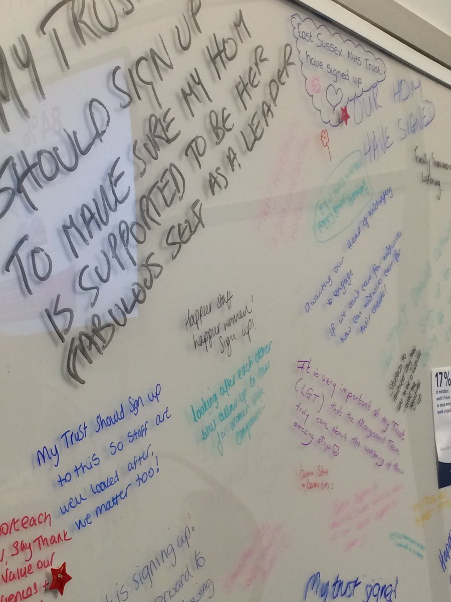 MidwivesRCM's tweet photo. Great contributions to the RCM #CaringforYou campaign scribble wall today. Tell us why your trust should signup or if they already have! https://t.co/YMaxt8K9gN
