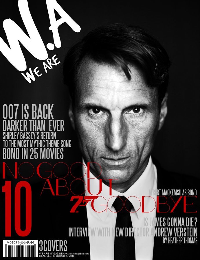 WE_ARE_Mag's tweet photo. #WeAreMagazine #10thIssue #JAMESBOND #3COVERS #007 #MOVIE #ArtisticProject #ProjetArtistique #Art #Photo #Graphism #Concept https://t.co/USXuLVelYH