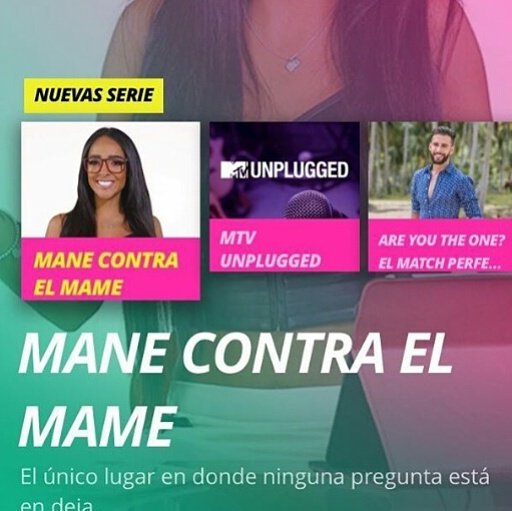 realmanelyk's tweet photo. Ya está disponible en la plataforma de @mtvplay, corran a verlo!! https://t.co/i9nyyN1m9q