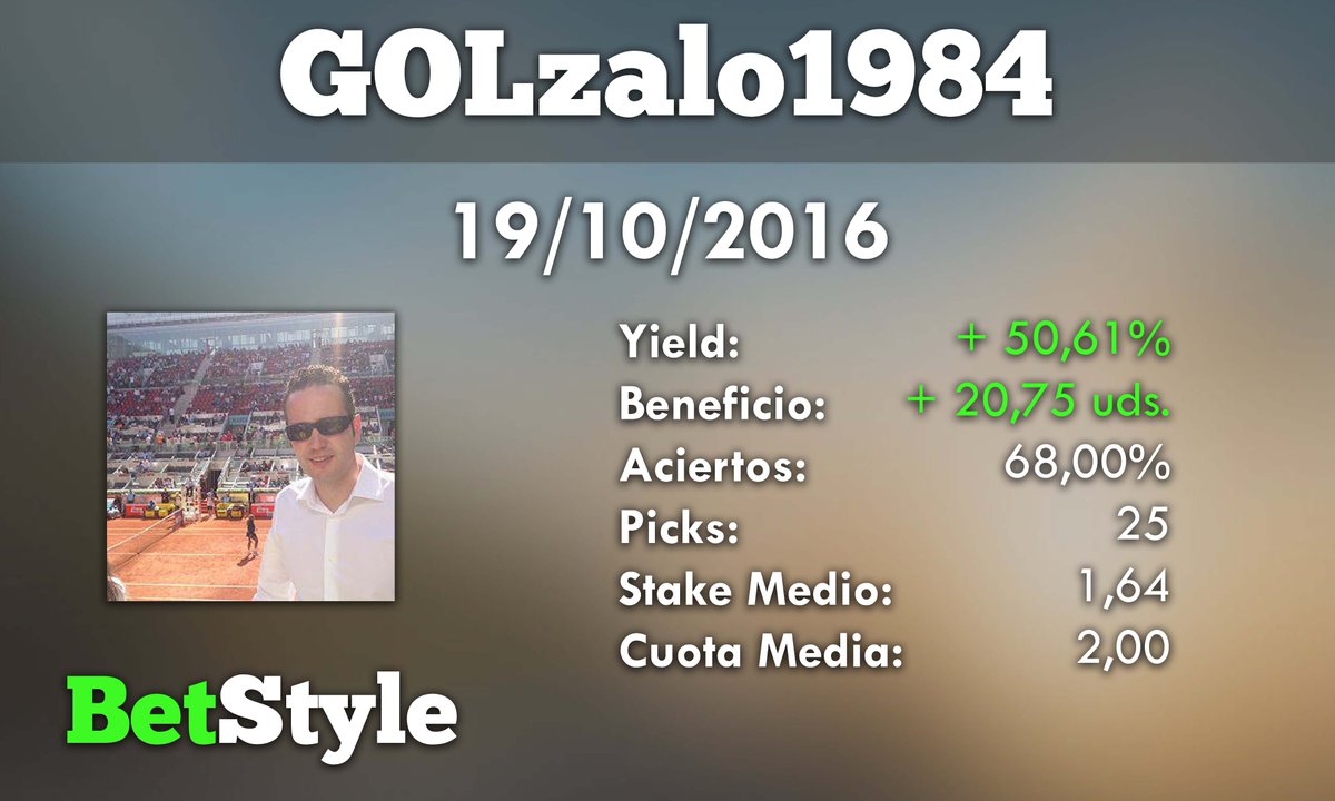 Bet_Style's tweet photo. ¡¡MUY GRANDE @GOLzalo1984bets!! Si cambia el mercado, no pasa nada, el se vuelve a reinventar.

Si llegamos a 250 RTs, mañana pick ¡¡FREE!! https://t.co/vyx9b9gvI9