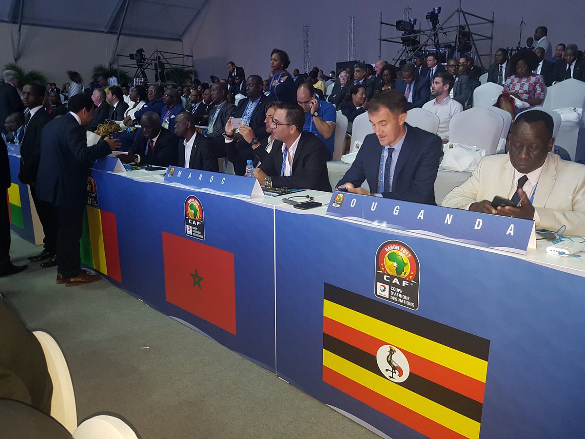 CAF_Online's tweet photo. Some of the team representatives that are present for the Draw #AFCON2017 https://t.co/qeii5qPPwJ