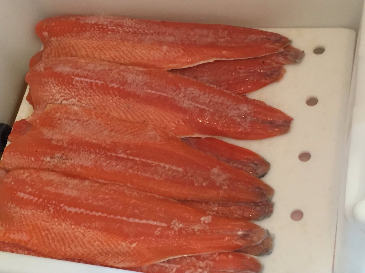 BoysEatScotland's tweet photo. We had a lovely visit today to Caithness Smokehouse!  Absolutely delicious smoked cheese, salmon, trout, scallops, duck. #caithness https://t.co/2MZzq2BUlh