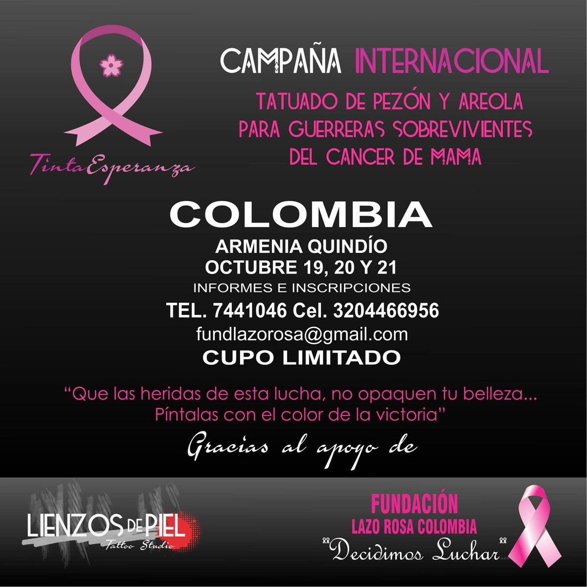 RowZine's tweet photo. Hoy #DiaContraelCancerdeMama inicia esta campaña para guerreras sobrevivientes Lienzos de Piel @lienzosdepiel https://t.co/S2TKpPvjOp