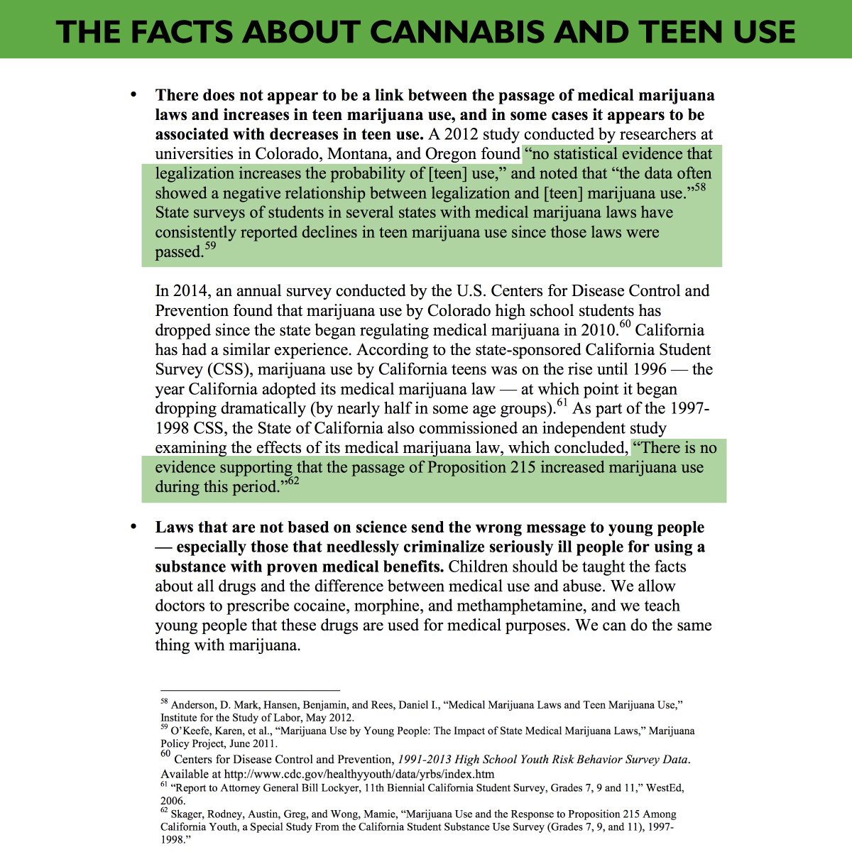 ARDPEG's tweet photo. In 19 of 21 states that measured data, teen use went down after MMJ laws. No significant increase in other states. @ChanningBarker #arpx https://t.co/krjqtVHz4E