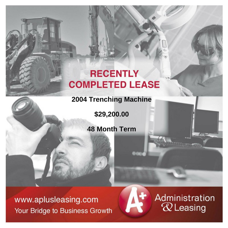 APlusLeasing's tweet image. #Used equipment purchased from the US. An example of the flexibility of #lease #financing. Contact Julianne to learn more - 705-797-4864.